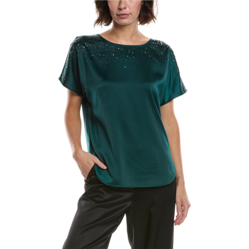 Anne Klein bateau neck blouse