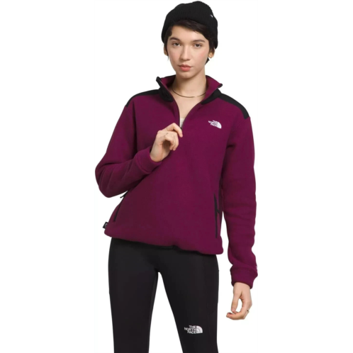 The North Face womens alpine polartec 200 sweatshirt purple zip erk1923