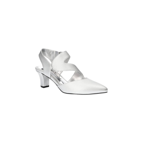 Easy Street womens venue heeled sandals in silver