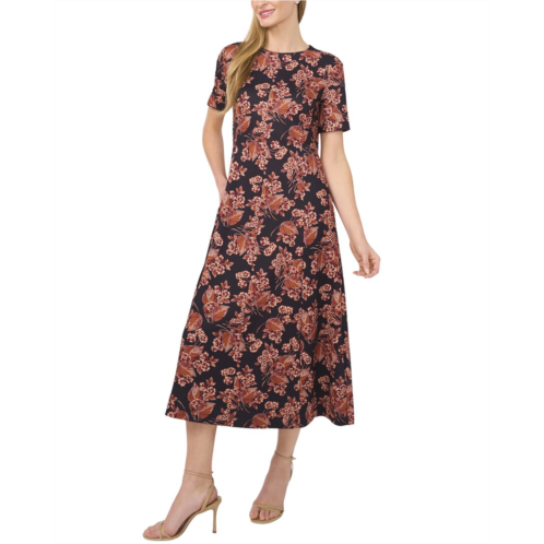 Ted Baker short sleeve midi dress
