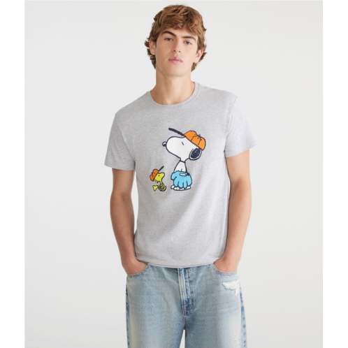 Aeropostale snoopy baseball relaxed graphic tee