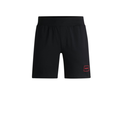 HUGO stretch-cotton shorts with frame logo