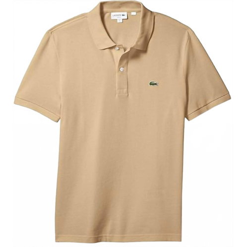 LACOSTE mens short sleeve classic pique polo shirt in viennese