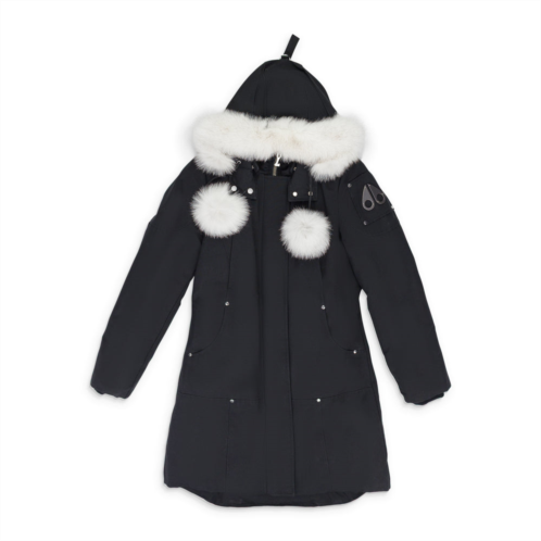 Moose Knuckles black / natural stirling parka