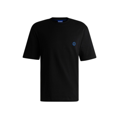 HUGO cotton-jersey t-shirt with happy logo