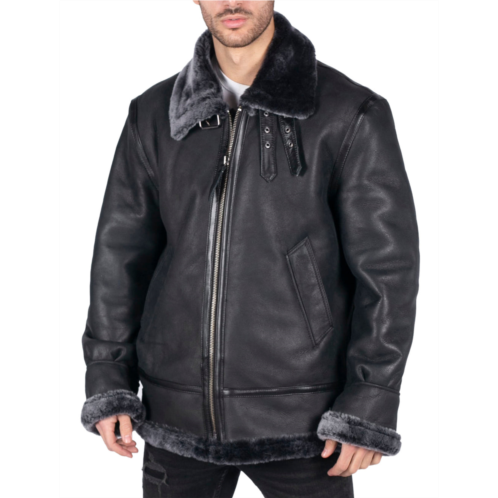 TruClothing sheepskin b3 aviator jacket