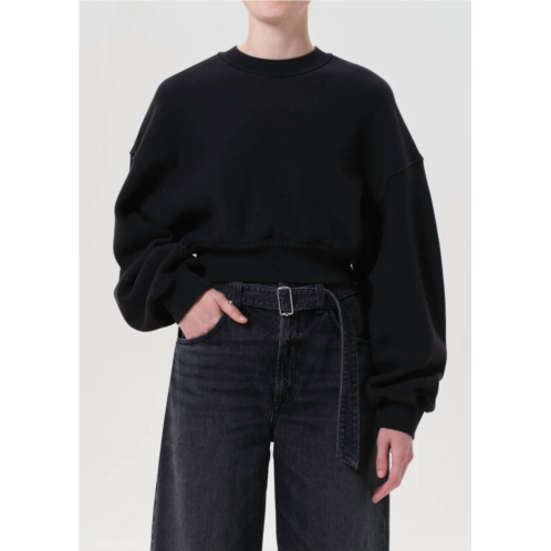 AGOLDE kit long-sleeve sweatshirt in black