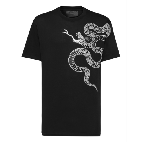 PHILIPP PLEIN round neck t-shirt snake