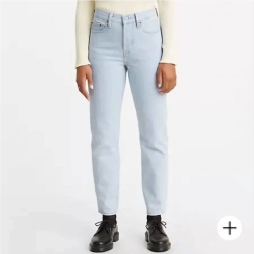 LEVI womens wedgie fit ankle jeans in blue