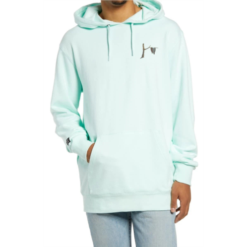 VANS x moma salvador dali hoodie mens aqua graphic print cotton jzz 3