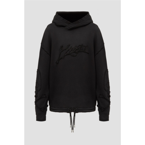 Hugo Boss hugo mens daskuldy oversized hoodie black