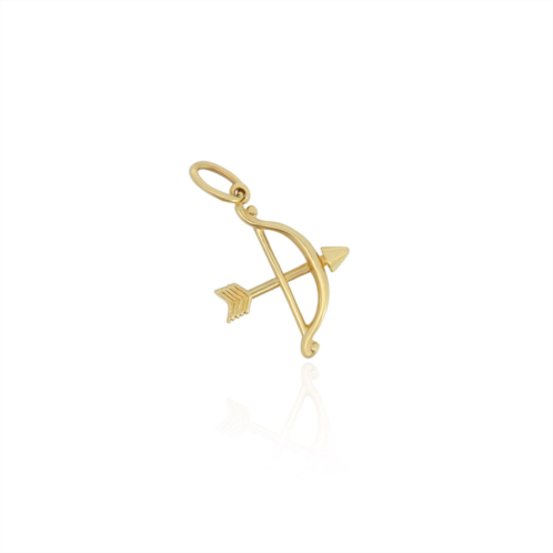 The Lovery mini gold bow and arrow charm