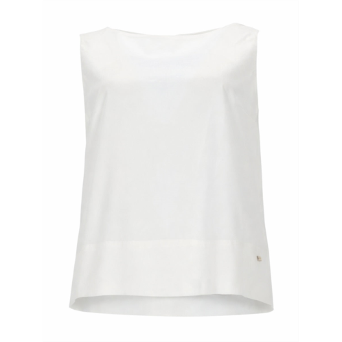 HERNO sleeveless back bow details top