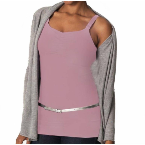 Glamourmom nursing bra full bust long top in rose mist