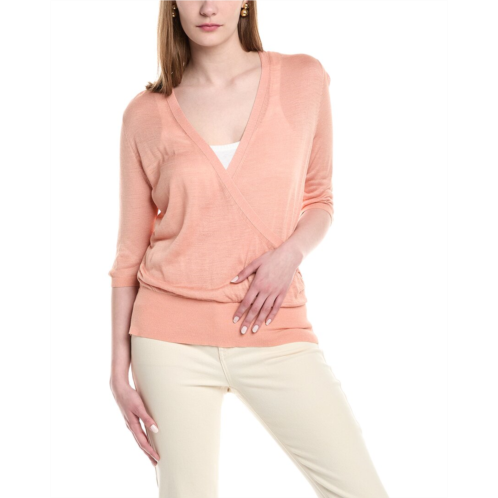 Lafayette 148 New York wrap silk pullover