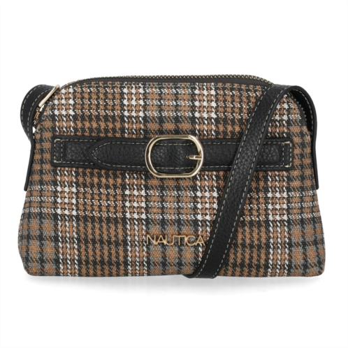 Nautica womens conveyer buckle crossbody bag