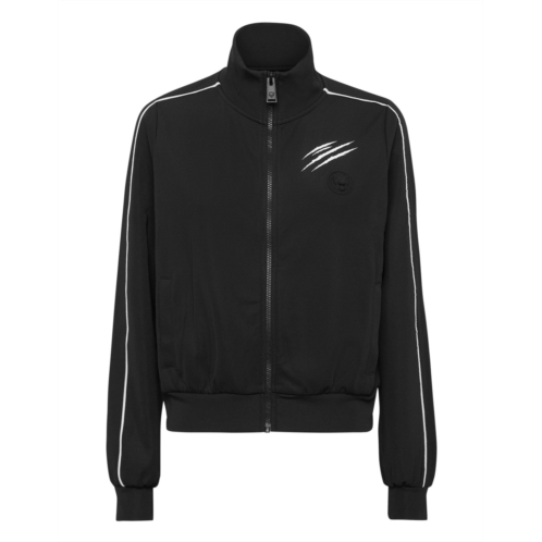 PLEIN SPORT cropped tracksuit jacket