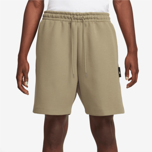 NIKE mens tech fleece short in neutral olive