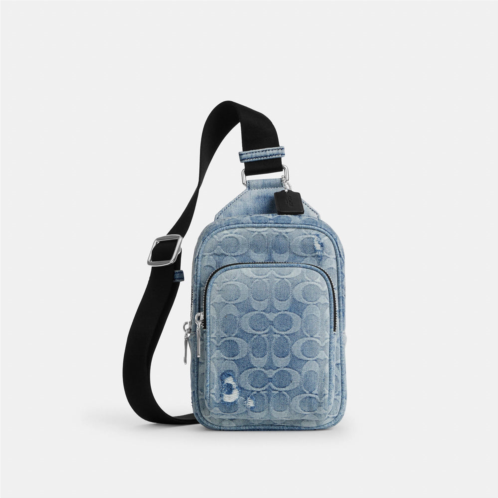 Coach Outlet racer sling pack in loved signature denim