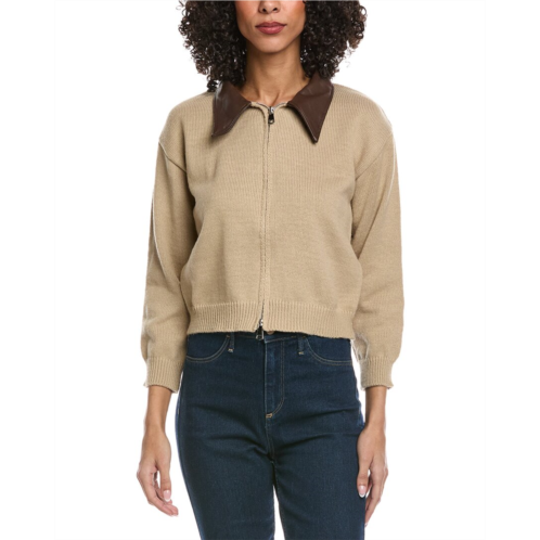Madison Miles knit zip cardigan
