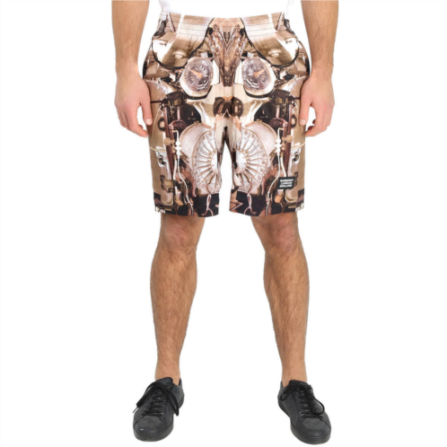 Burberry mens bronze stretton wilford mesh shorts