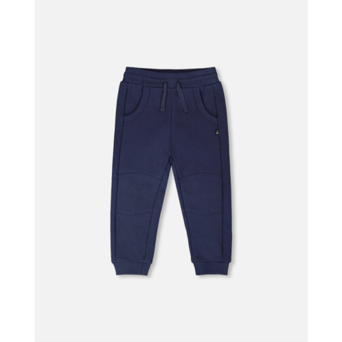 Deux par Deux french terry pants blue