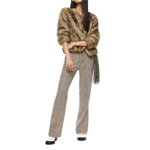 ON THIS DAY faux fur jacket in light cappucino