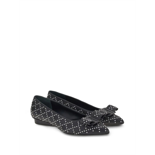 Salvatore Ferragamo Ferragamo viva rhinestone-embellished ballet flats