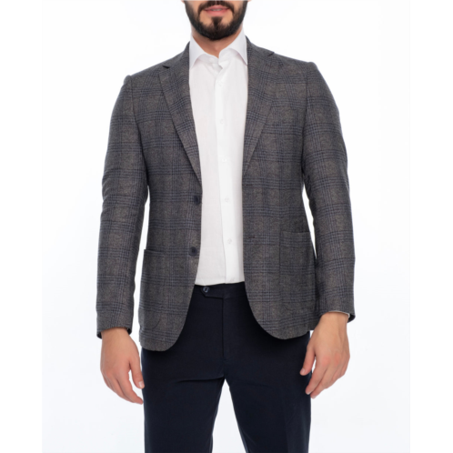 VELLAPAIS magnum regular fit plaid sport coat