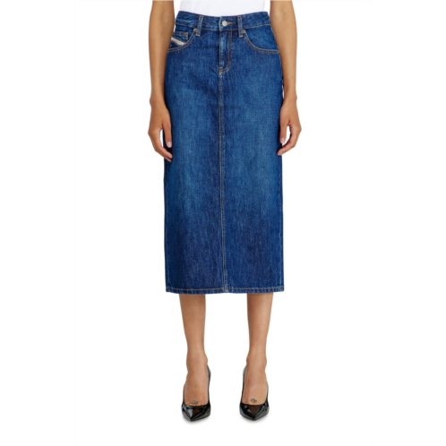 Diesel denim midi skirt