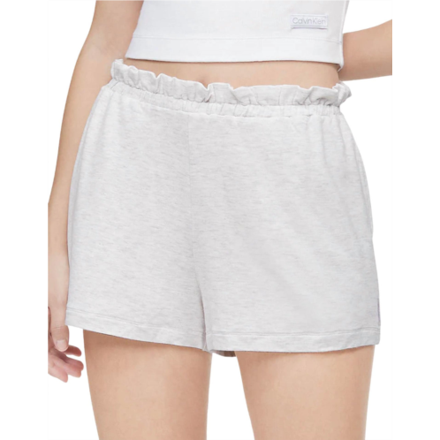 CALVIN KLEIN pure lounge sleep short in snow heather