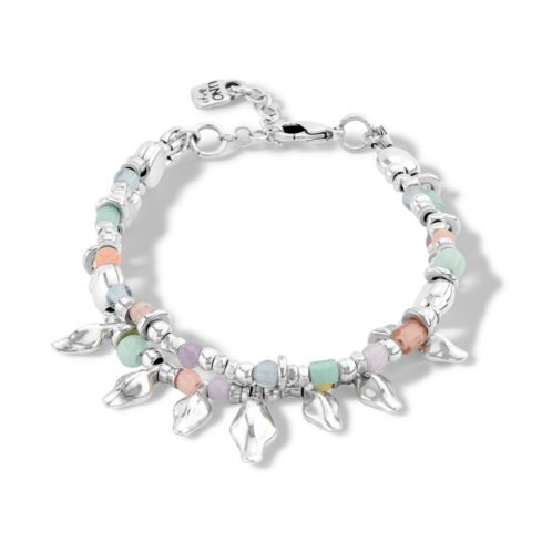 UNOde50 pastel stone duck charm bracelet
