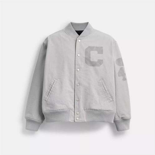 Coach Outlet canvas varsity jacket