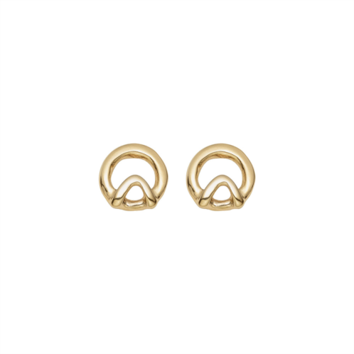 UNOde50 round glow link earrings