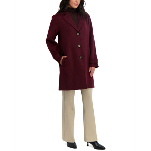Tahari mari long wool-blend coat