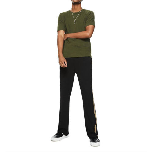 ON THIS DAY crewneck knit tee in dark olive