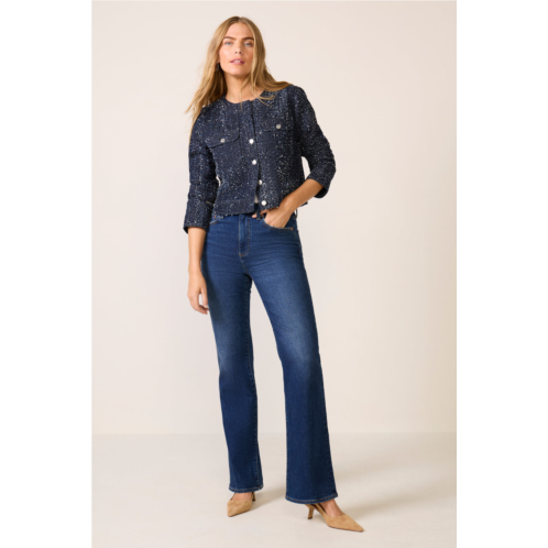PISTOLA womens evie high rise slim bootcut jean