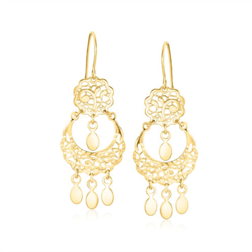 Canaria Fine Jewelry Canaria 10kt yellow gold chandelier earrings