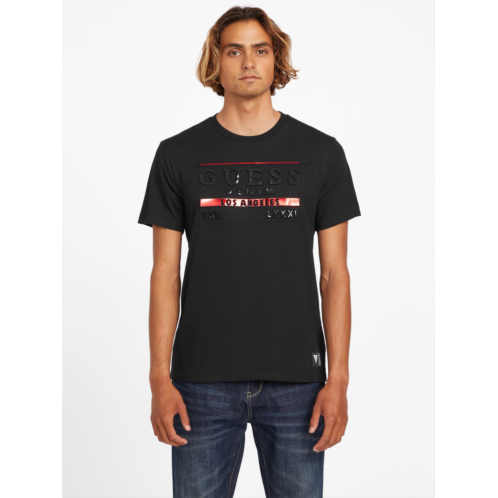 Guess Factory eco lalow embossed logo tee
