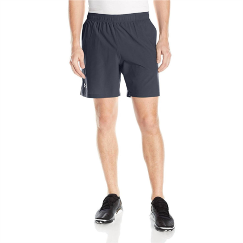 UNDER ARMOUR mens launch stretch woven 7 inch running shorts in stealth grey