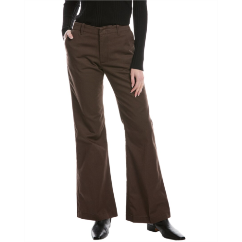 RE/DONE mid-rise flared trouser chocolate jean