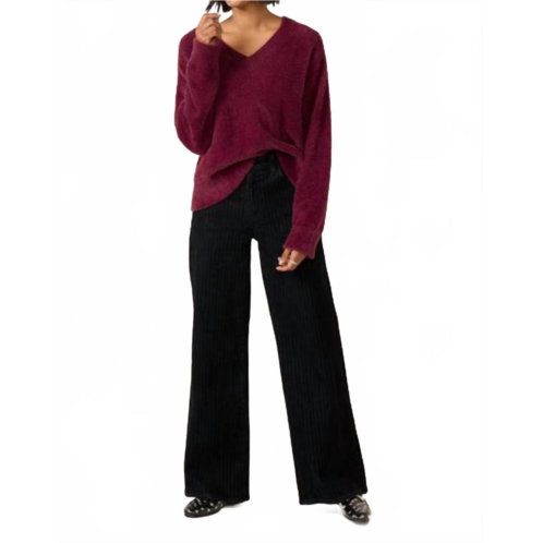 AGOLDE saige dress it up wide leg jean in black