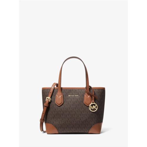 Michael Kors Outlet eva extra-small signature logo convertible tote bag