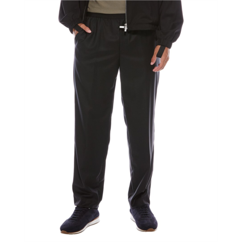 Helmut Lang taper natural wool pant