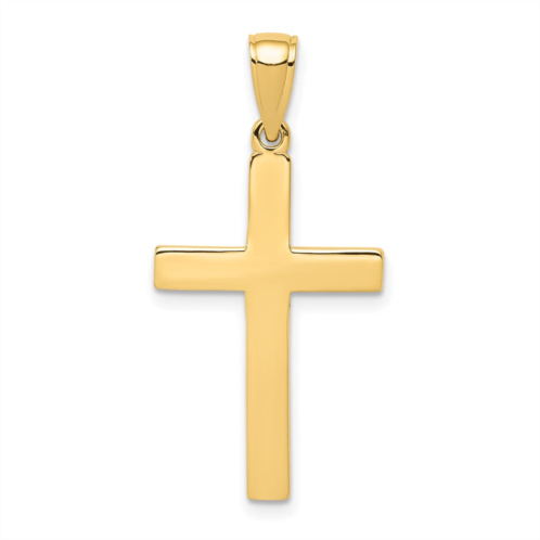 Diamond2Deal 14k gold cross pendant