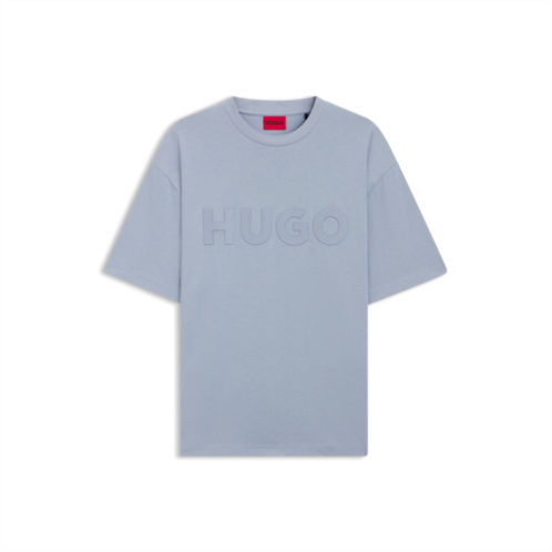 HUGO reflective-logo t-shirt in cotton jersey