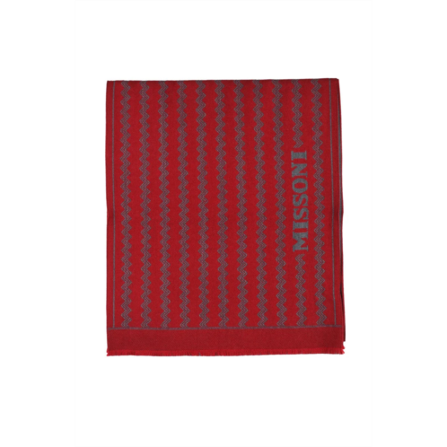 MISSONI red wool scarf