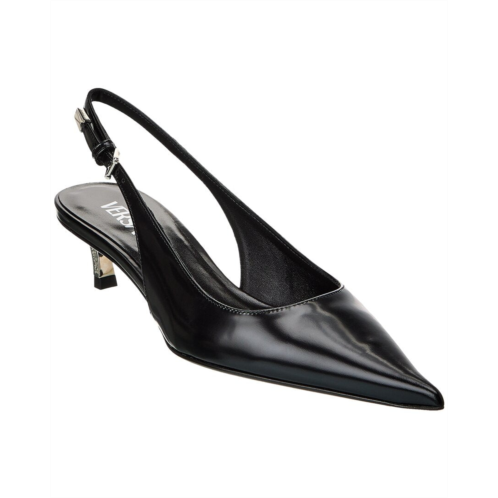 Versace pin-point leather pump