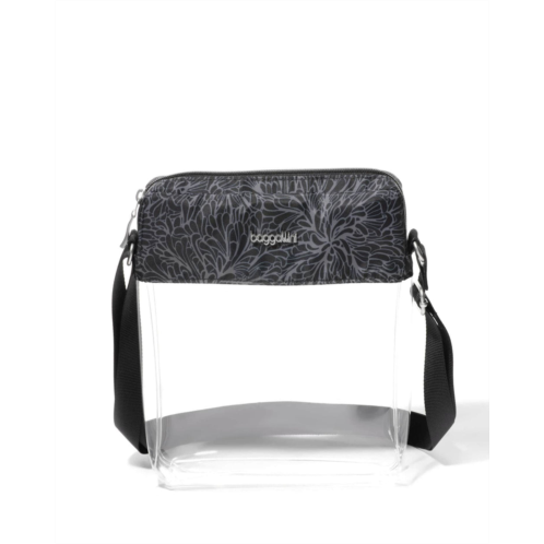 Baggallini womens clear stadium crossbody festival event bag