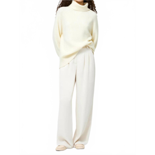 FRENCH CONNECTION emilia knit oversized pullover sweater in porcelain cream
